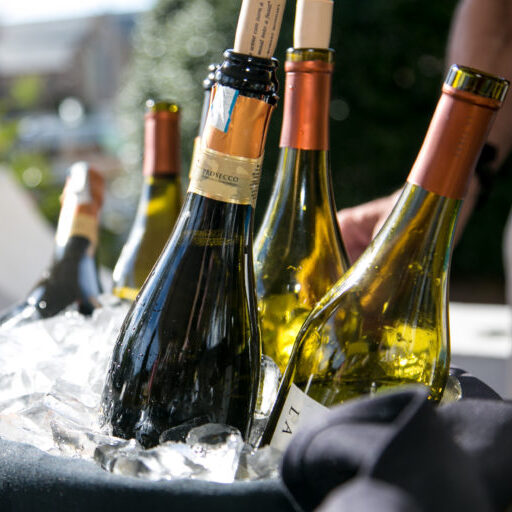 Champagne bottles on ice ready to celebrate High Point Furniture Market