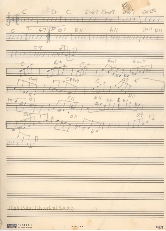 Sheet music by John Coltrane 