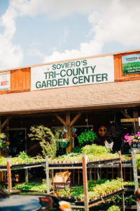 The enterance to Soverios Tri-Country Garden Center in High Point, NC