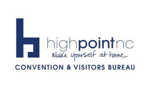 The logo for the High Point NC Convention and Visitors Bureau 