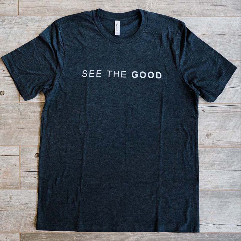 Gray See the Good Shirt