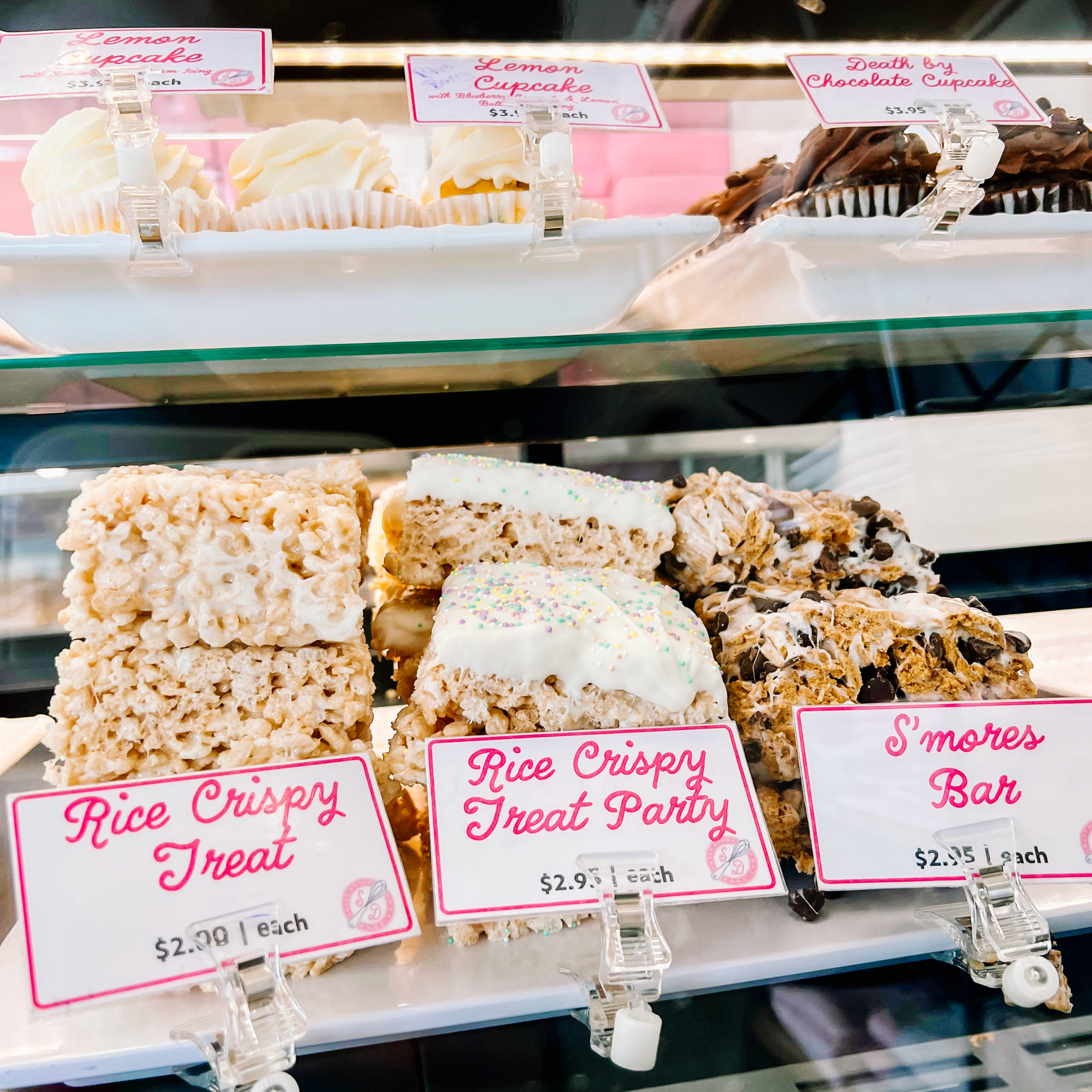Rice krispy treats at Sweet Dough Bake Shop, a new bakery in High Point, NC.