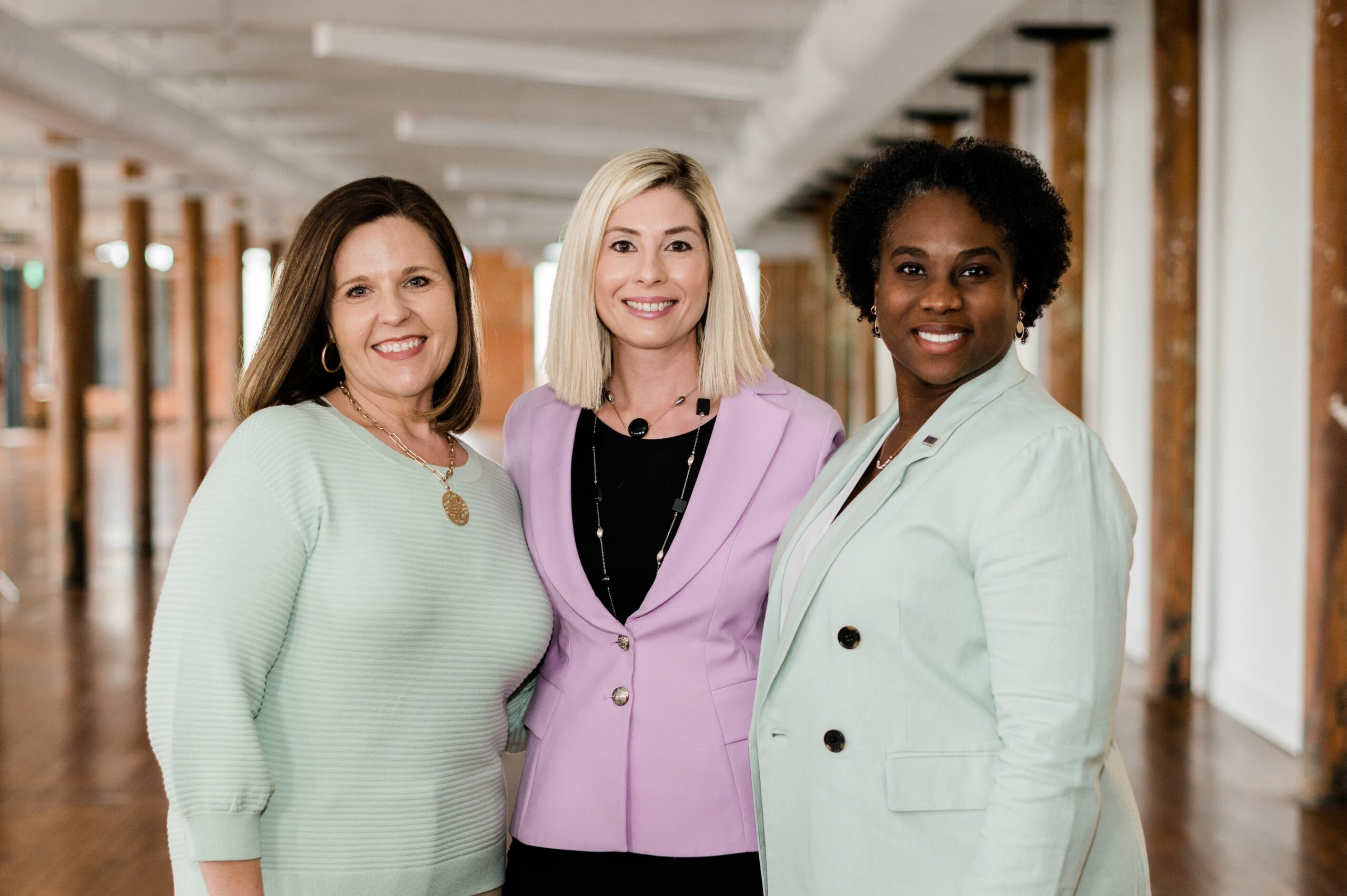 (From L to R): Tammy Nagem President and CEO of High Point Market Authority; Rachel Collins, President & CEO, Business High Point; Tasha Logan Ford, City Manager.