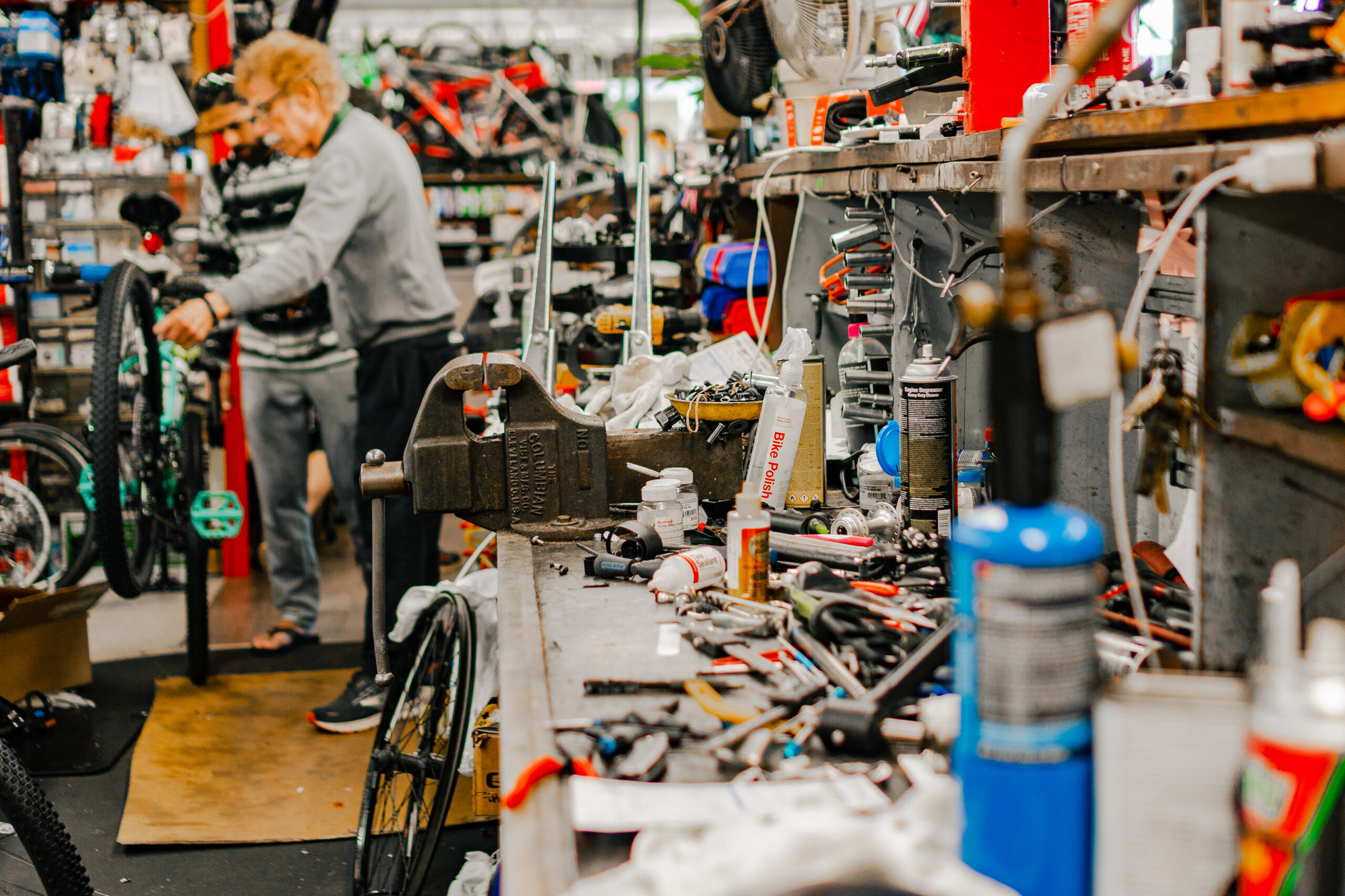 The bicycle shop in High Point, Bicycle Toy and Hobby.