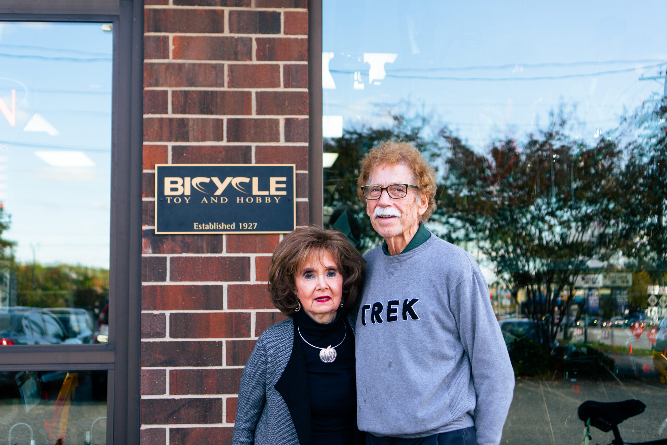 Dolly and Danny Jennings, owners of Bicycle Toy and Hobby.