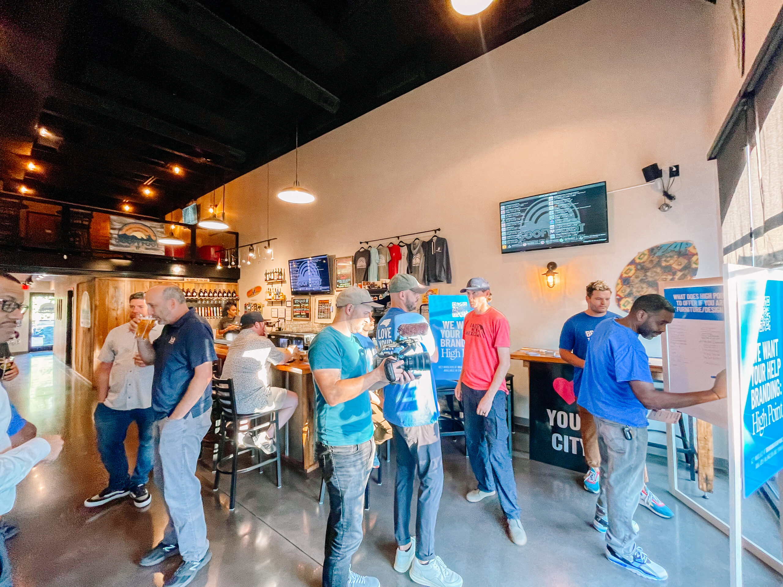 An Activation Event by the City of High Point and CivicBrand at Goofy Foot Taproom in High Point, NC.