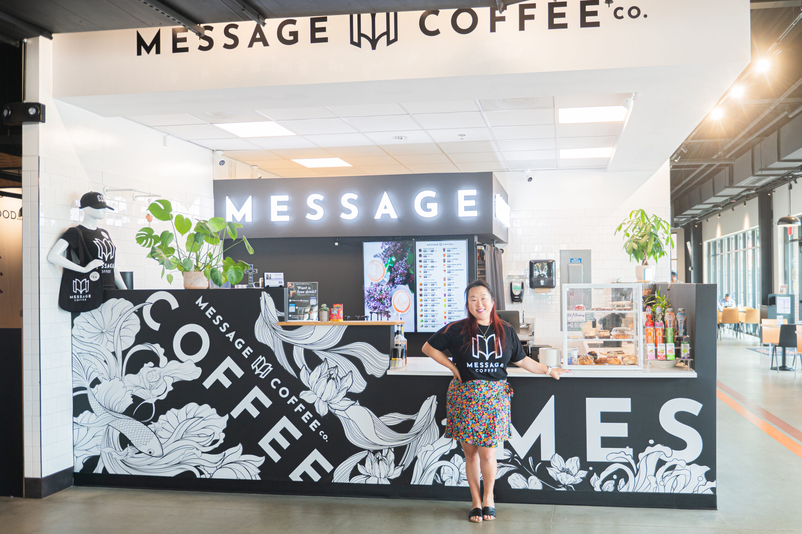 Christine Yom, owner of Message Coffee.