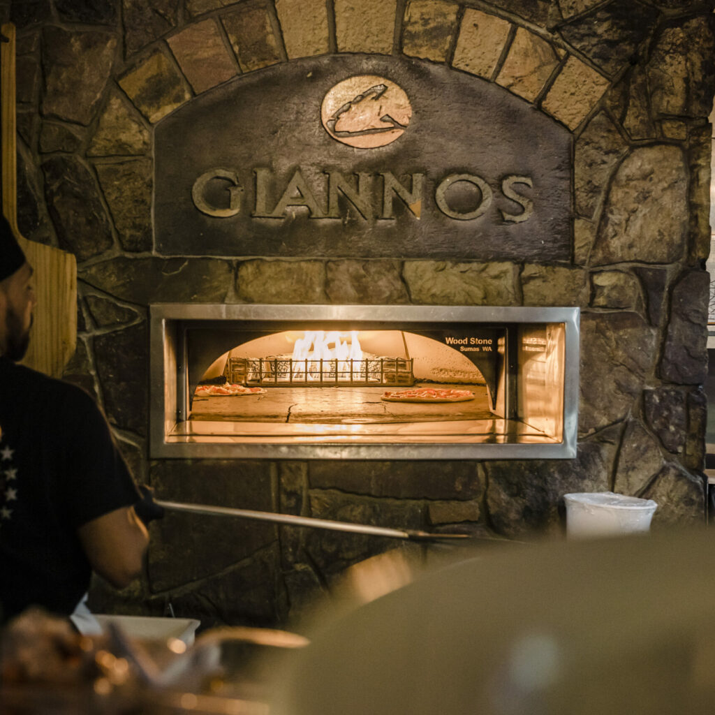 Pizza oven at Giannos of High Point