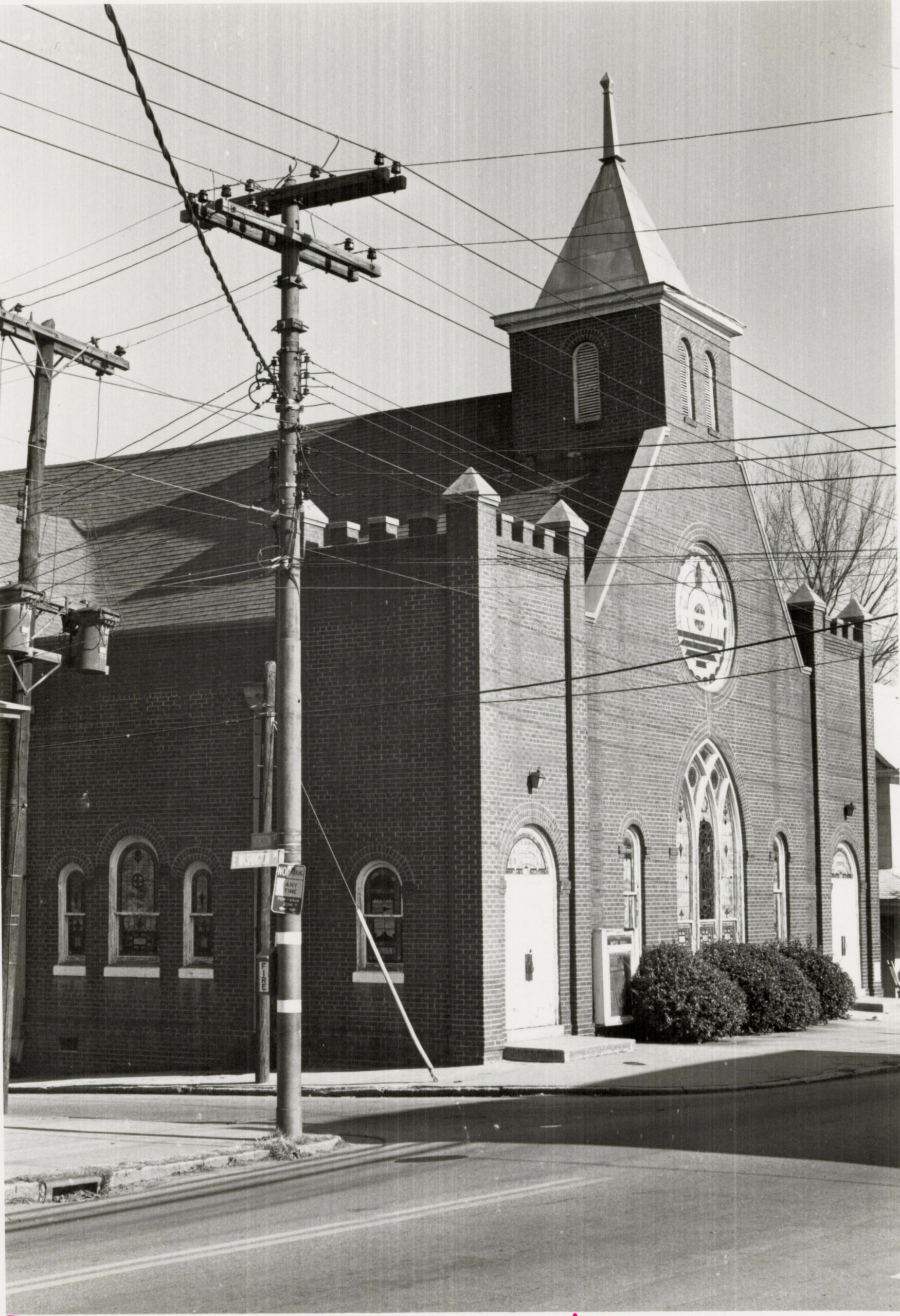 Historic First Baptist Church on Washington Street is part of the trail