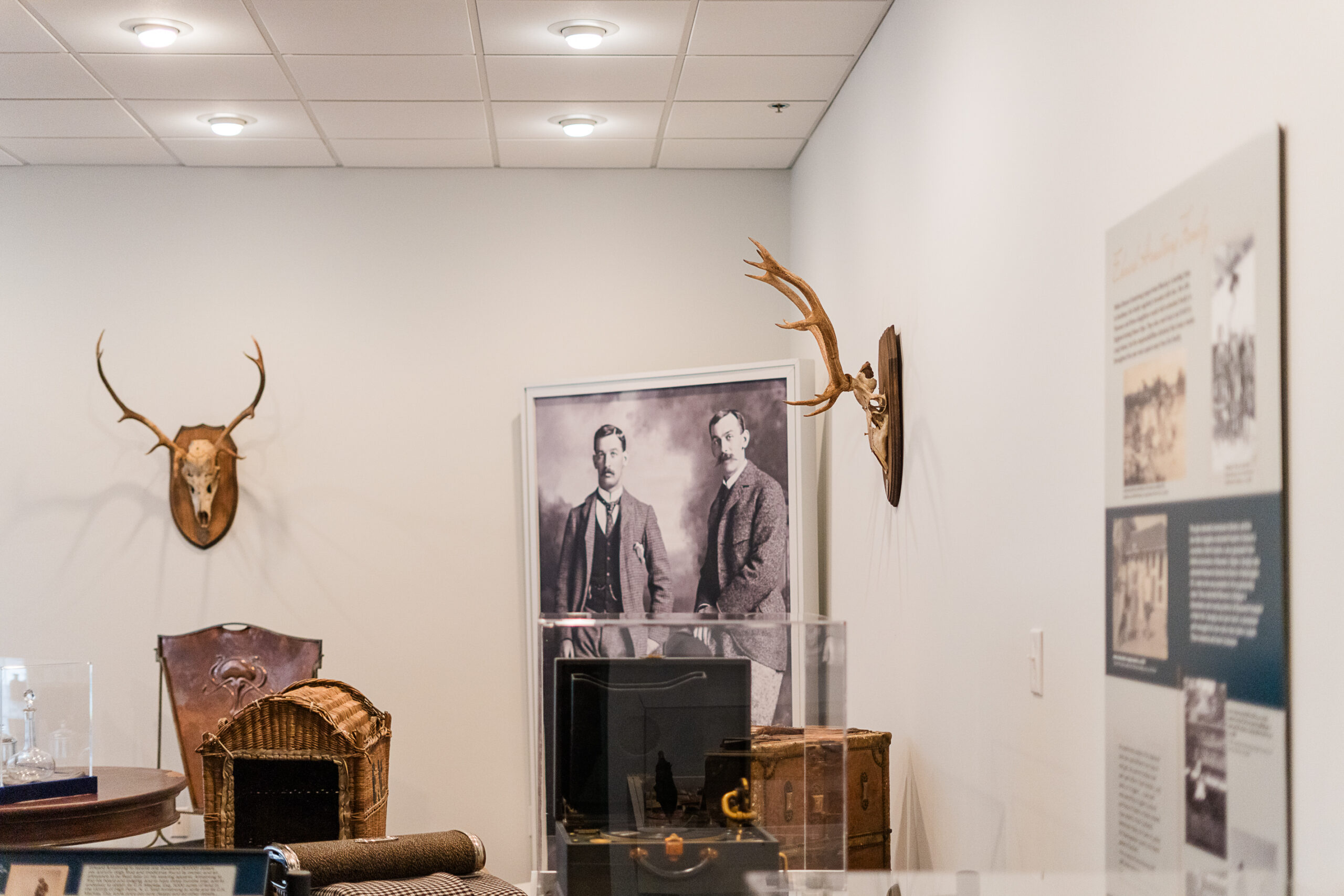 Hunting Lodge Exhibit at High Point Museum